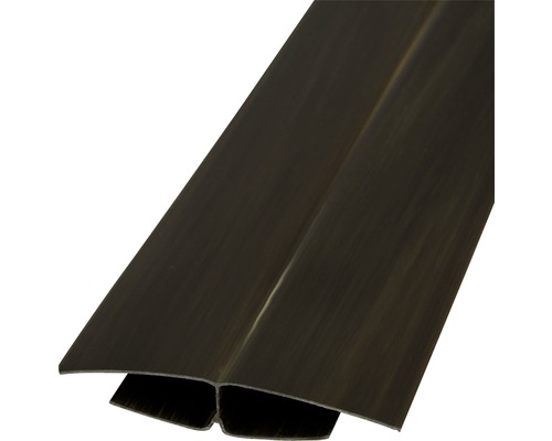 Profil pre plastové palubky spojovací 3000 x 50 x 10 mm tmavé drevo Profilová lišta na spojenie podlahy