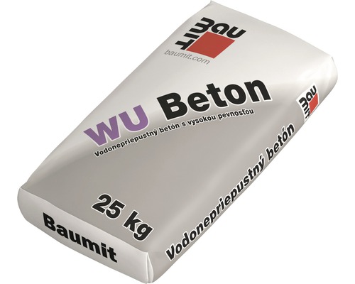 Vodenepriepustný betón Baumit WU 25 kg