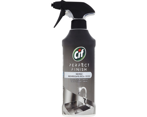 Čistiaci prostriedok Cif Perfect Finish nerez 435 ml Cif Perfect Finish čistič nehrdzavejúcej ocele rozprašovač