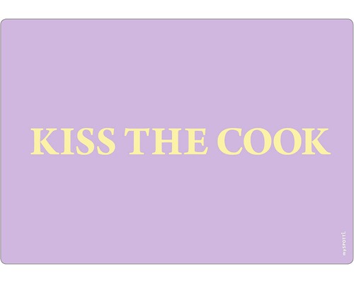 Obkladový panel do kuchyne mySPOTTI pop Kiss the cook 41x59 cm