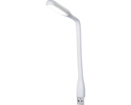 LED stolová USB lampa Paulmann 70885 1x0,5W 30lm 6500K biela
