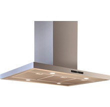 Kovový digestor s ovládacím panelom a integrovaným osvetlením