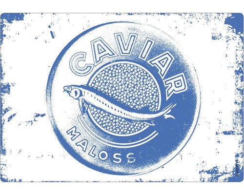 Obkladový panel do kuchyne mySPOTTI pop Kaviár 41x59 cm Motív Caviar Maloss na podložke