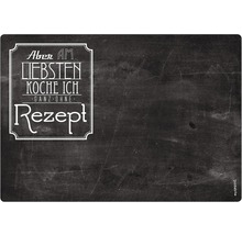 Krájacia doska s nápisom Ale najradšej varím úplne bez receptu