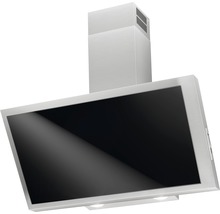 Nerezový odsávač pár s čiernym skleneným predným panelom