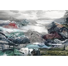 Fototapeta Jazero v horách 368x248 cm