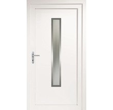 Vchodové plastové dvere A2200 100 Ľ, biele-thumb-0