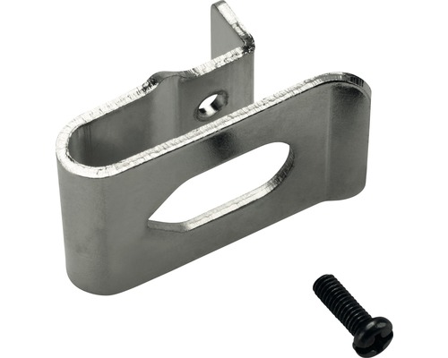 Kovový držiak so skrutkou