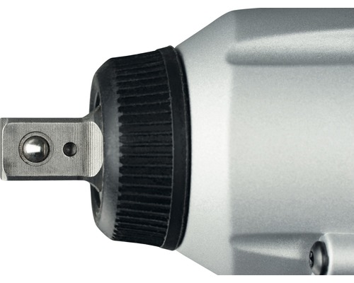 Detailný pohľad na rázový uťahovák so štvorhranným držiakom