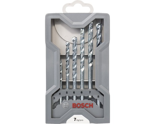 Sada vrtákov Bosch so siedmimi kusmi v plastovom obale