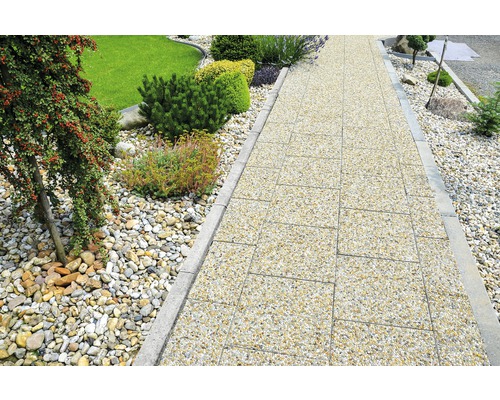 Dlazba Vymyvana (vymývané dlažby, Vymývaná dlažba, odolnost vůči, Hrubý povrch) Dlazba Vymyvana