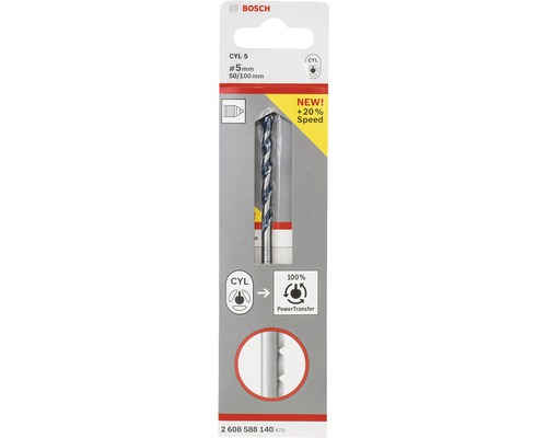 Vrták Bosch CYL-5 s priemerom 5 mm, veľkosť 50/100 mm
