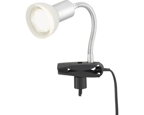 LED stolová lampa LEDO 1x3 W/GU10 na klip biela
