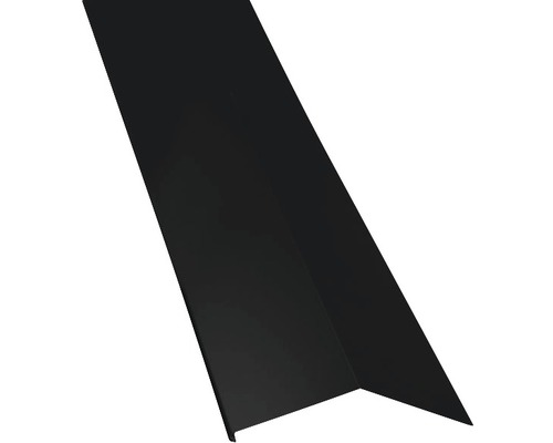 Záveterná lišta pre manzardy vonkajšia čierna dĺžka 1 m