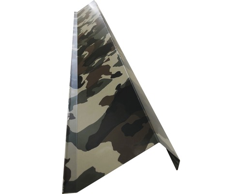 Záveterná lišta Precit Roof H12 pre trapézový plech 1000 mm camouflage Strešný uhlový plech s maskovacím vzorom