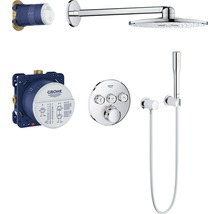 Dažďový sprchový systém Grohe s termostatom a ručnou sprchou