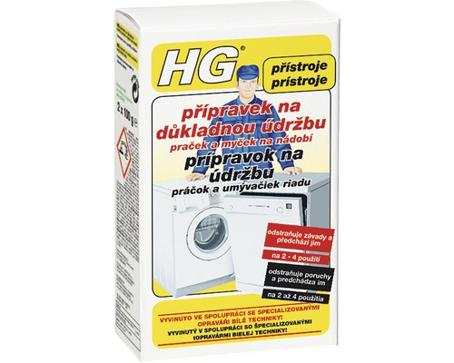 Prípravok HG na údržbu práčok a umývačiek 200 ml