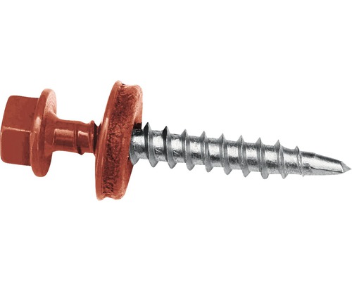 Jedna skrutka so šesťhrannou hlavou a tesniacou podložkou