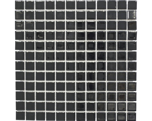 Keramická mozaika CG 144 čierna, lesklá 30 x 30 cm
