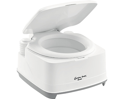 Prenosná toaleta s otvoreným vekom