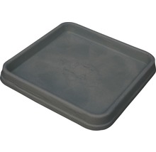 Štvorcová plastová podložka pod kvetináč