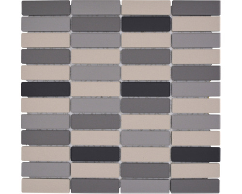 Keramická mozaika CU ST 011 hnedá/béžová mix 28,65 x 29,5 cm