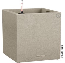 Štvorcový kvetináč s ukazovateľom hladiny vody