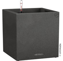 Štvorcový kvetináč s ukazovateľom hladiny vody