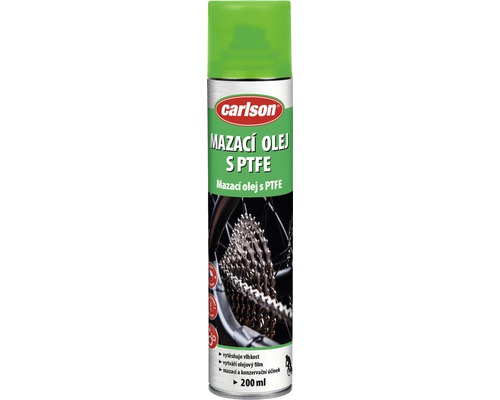 Mazací olej Carlson PTFE v spreji s obsahom PTFE, 200 ml Carlson Mazací olej na reťaze s PTFE, 200 ml