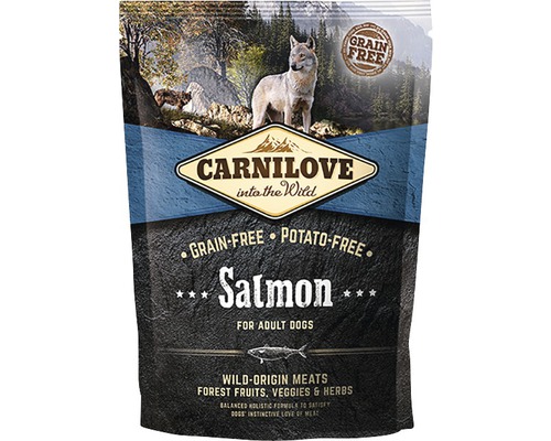 Granule pre psov Carnilove Grain Free Salmon for Adult 1,5 kg