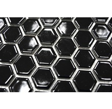 Keramická mozaika HX 060 čierna, lesklá 26 x 30 cm-thumb-9