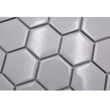 Keramická mozaika HX 080 biela, lesklá 32,5 x 28,1 cm-thumb-1