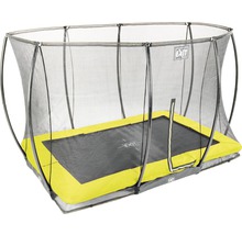 Obdĺžniková záhradná trampolína so sieťou