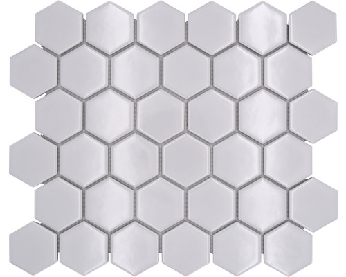 Keramická mozaika HX 080 biela, lesklá 32,5 x 28,1 cm-0