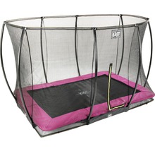 Obdĺžniková záhradná trampolína so sieťou