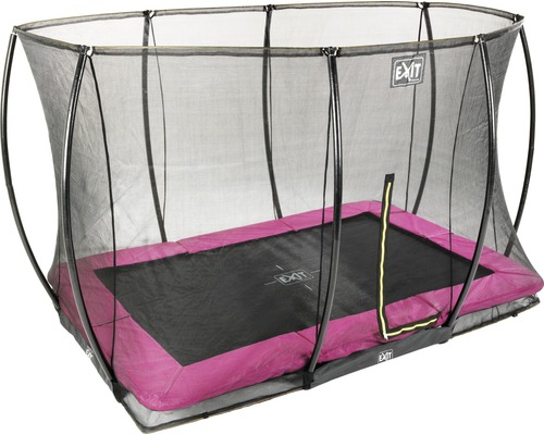 Obdĺžniková záhradná trampolína so sieťou