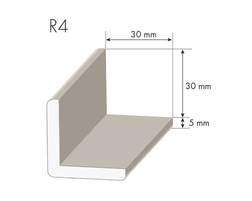 Rohová lišta R4 30 x 30 x 2500 mm smrek