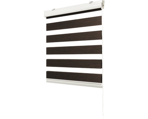 Dvojitá roleta s vodorovnými pruhmi na dekoráciu okien