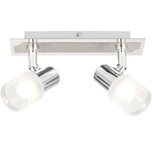 LED bodové svietidlo Brilliant Lea 2x3 W 2x260 lm 3000 K chróm