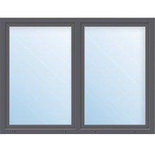 Plastové okno dvojkrídlové ARON Basic biele/antracit 1250 x 500 mm-thumb-0