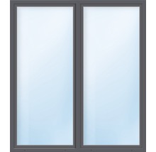 Balkónové dvere plastové dvojkrídlové ARON Basic biele/antracit 1600 x 1900 mm-thumb-0