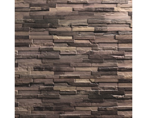 Obklad steny s kamenným vzhľadom.