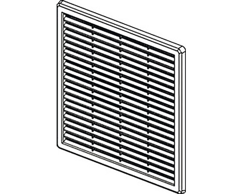 Ventilačná mriežka s vodorovnými lamelami