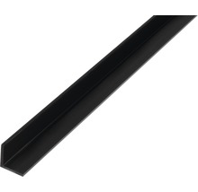 L profil PVC čierny 15x15x1,2 mm 2 m-thumb-0