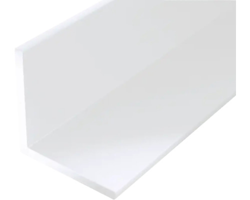 L profil PVC biely 10x10x1 mm 2 m