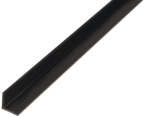 L profil PVC čierny 20x20x1,5 mm 2 m-0