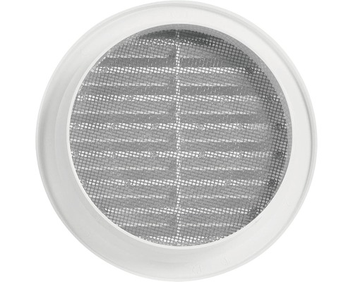 Kruhový priechod stenou z plastu so sieťou proti hmyzu