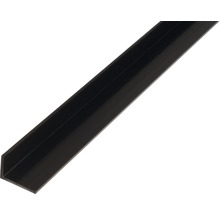 L profil PVC čierny 40x10x2 mm 2 m-thumb-0