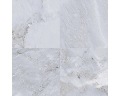 Dlažba imitácia mramoru Velvet gris 33,15 x 33,15 cm Štyri mramorové dlaždice s jemnou kresbou