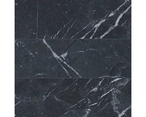 Dlažba imitácia mramoru Velvet Brick negro 33,15 x 33,15 cm Tri keramické dlaždice s mramorovým vzhľadom
